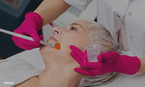 medical facial featured model