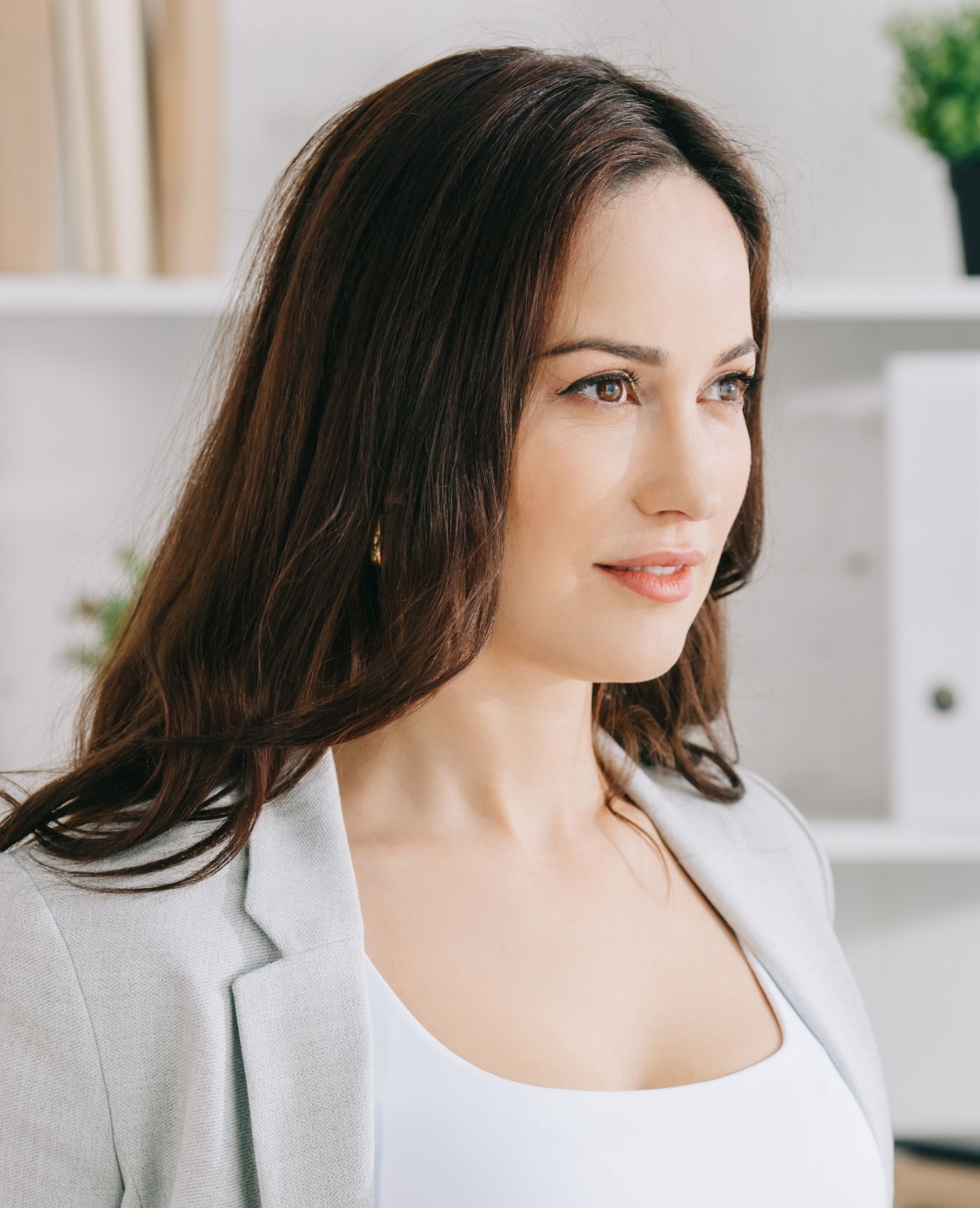 woman with a smooth skin