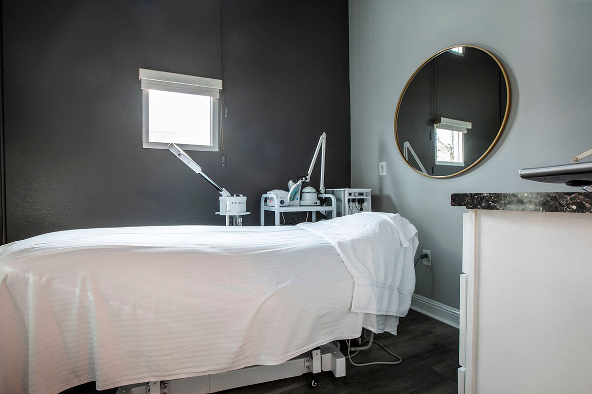 med spa treatment bed