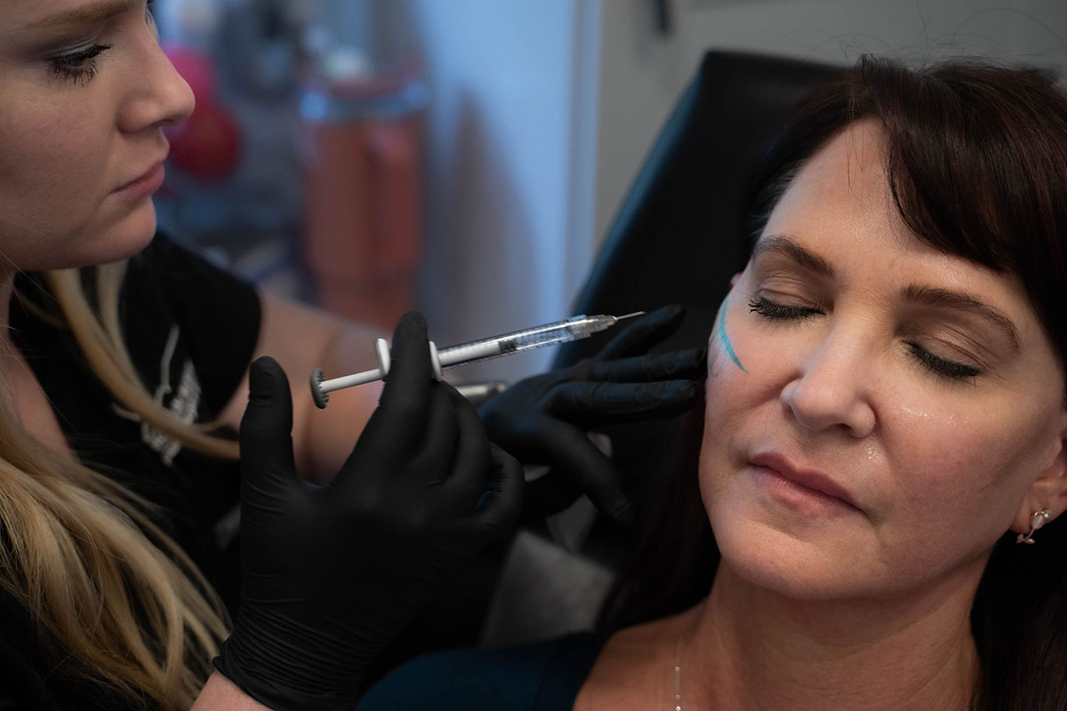 patient getting injection