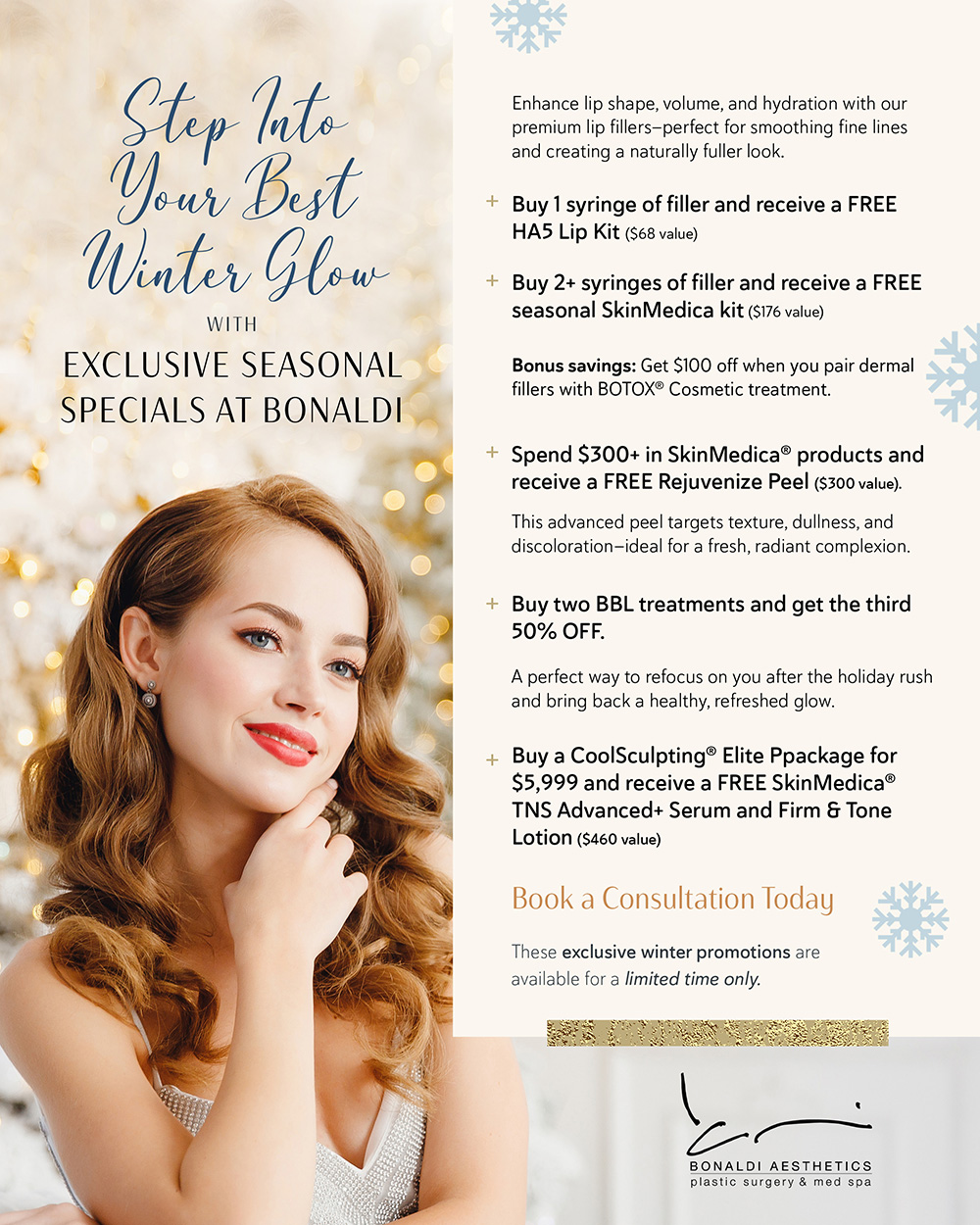 January Monthly specials